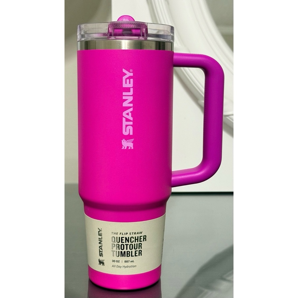 STANLEY QUENCHER PROTOUR 30OZ FLIP STRAW TUMBLER,‎ VIOLET BLOSSOM